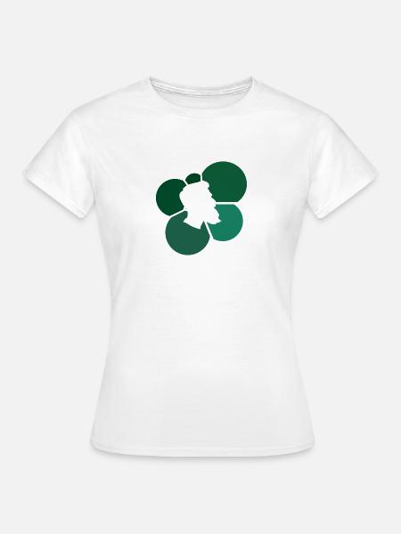 Schnurrbart Gesichtsbehaarung Gentleman - Frauen T-Shirt - Weiß