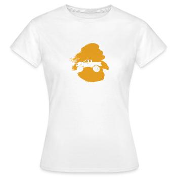 Reifen Monstertruck - Frauen T-Shirt - Weiß - Vorne - AI Model Female 172 dark (172cm)