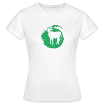 Vegan Veganer - Frauen T-Shirt - Weiß - Vorne - AI Model Female 172 dark (172cm)