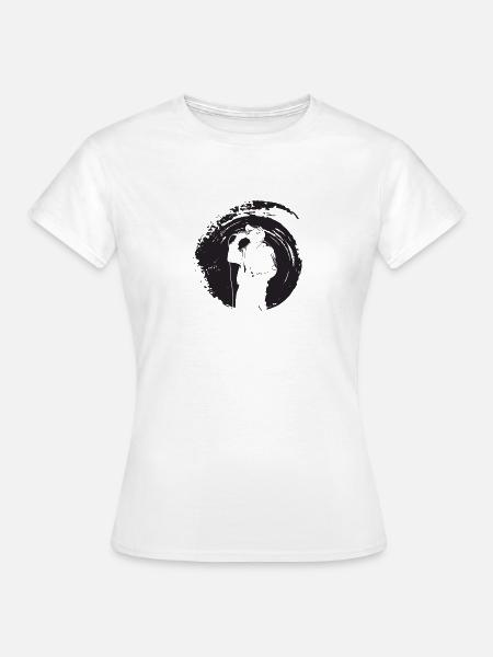 Graffiti Rap DJ - Frauen T-Shirt - Weiß