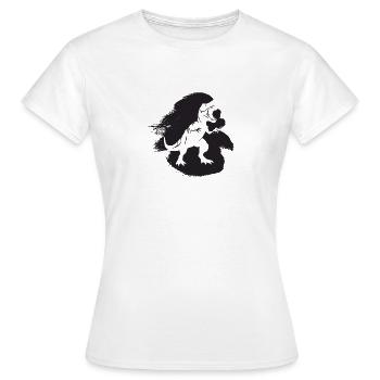 Urzeit Dinosaurs Rex - Frauen T-Shirt - Weiß - Vorne - AI Model Female 172 dark (172cm)