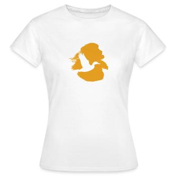 Quak Entchen Ente - Frauen T-Shirt - Weiß - Vorne - AI Model Female 172 dark (172cm)