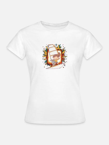 Windsurfen Windsurf Windsurfer - Frauen T-Shirt - Weiß