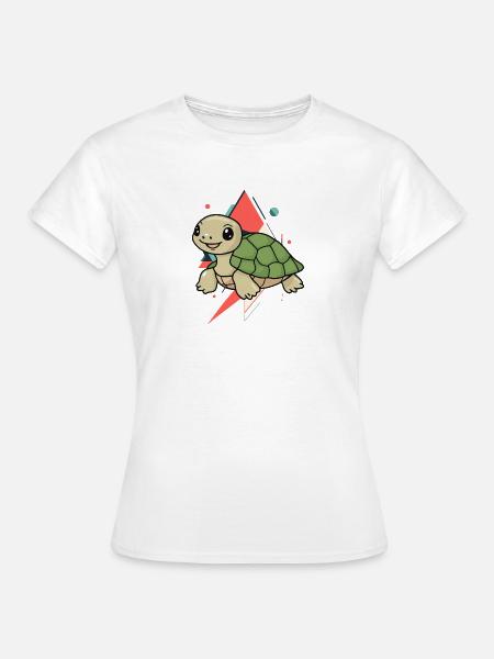 Turtle Schildkröte - Frauen T-Shirt - Weiß