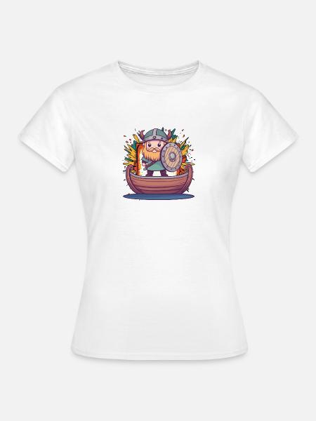 Wikinger Germanen Normanne - Frauen T-Shirt - Weiß