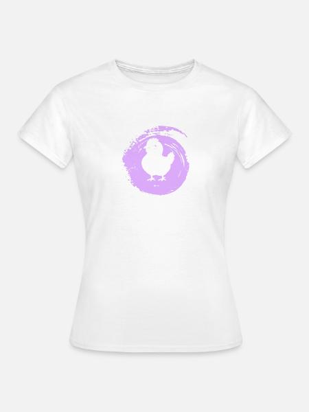 Huhn Kücken Ei - Frauen T-Shirt - Weiß