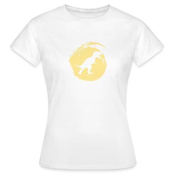 Dinosaurier Rex Museum - Frauen T-Shirt - Weiß - Vorne - AI Model Female 172 dark (172cm)