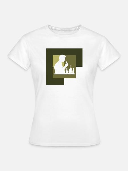 Chemiker chemisch Periodensystem - Frauen T-Shirt - Weiß