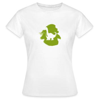 Rex Dinosaurier Reptil - Frauen T-Shirt - Weiß - Vorne - AI Model Female 172 dark (172cm)