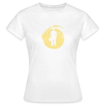 Plombier Plombier - T-shirt Femme - blanc - Devant - AI Model Female 172 dark (172cm)