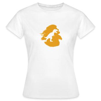 Rex Dinosaur - Women's T-Shirt - white - Front - AI Model Female 172 dark (172cm)