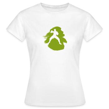 Arts martiaux mixtes MMA - T-shirt Femme - blanc - Devant - AI Model Female 172 dark (172cm)