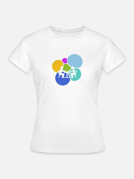 Brettspiele Würfeln Spieleabend - Frauen T-Shirt - Weiß