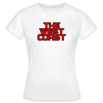 The West Coast - Frauen T-Shirt - Weiß - Vorne - AI Model Female 172 dark (172cm)