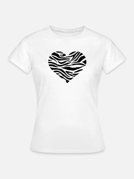 Zebra - Frauen T-Shirt - Weiß