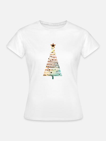 Christmas Tree - Frauen T-Shirt - Weiß