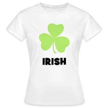 Irlande - Irlandais - T-shirt Femme - blanc - Devant - AI Model Female 172 dark (172cm)