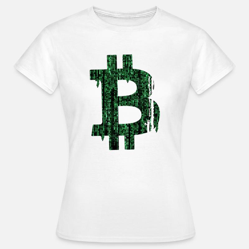 Bitcoin Matrix - Women's T-Shirt - white
