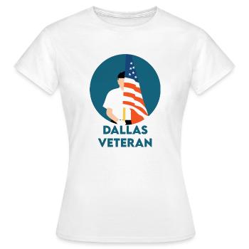 Dallas-Veteran - Frauen T-Shirt - Weiß - Vorne - AI Model Female 172 dark (172cm)