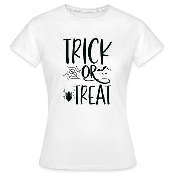 Trick Or Treat Halloween - Frauen T-Shirt - Weiß - Vorne - AI Model Female 172 dark (172cm)