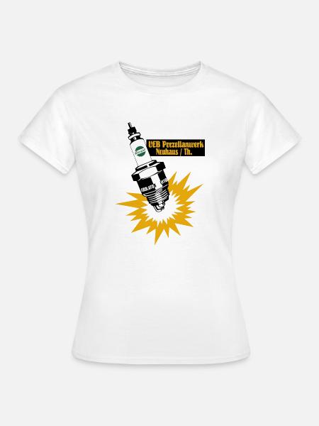 Zündkerzen Werbung DDR Retro - Frauen T-Shirt - Weiß