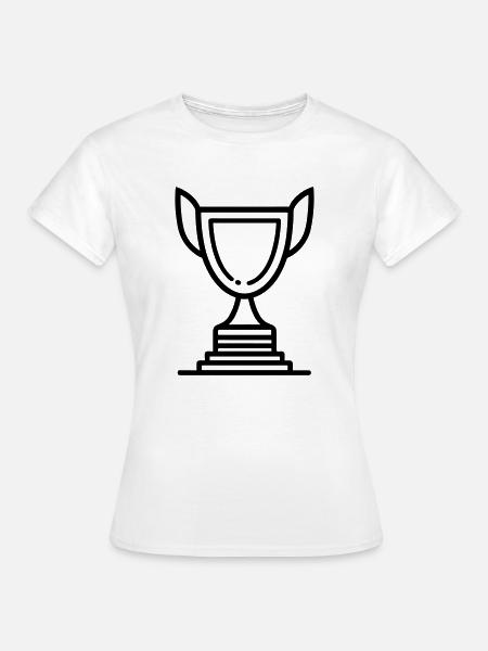 Trophäe - Frauen T-Shirt - Weiß
