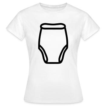 Schicht - Frauen T-Shirt - Weiß - Vorne - AI Model Female 172 dark (172cm)