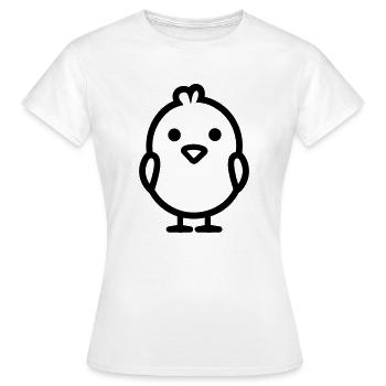 chick - Women's T-Shirt - white - Front - AI Model Female 172 dark (172cm)