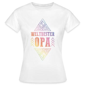 Weltbester Opa - Frauen T-Shirt - Weiß - Vorne - AI Model Female 172 dark (172cm)