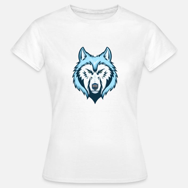 Wolf Predator Alpha Pack Prey Gift Idea Wild - Women's T-Shirt - white