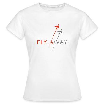S’envoler - T-shirt Femme - blanc - Devant - AI Model Female 172 dark (172cm)