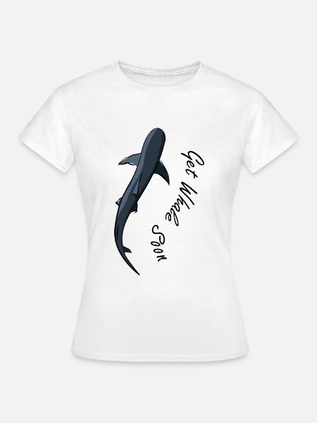 Walhai Hai - Frauen T-Shirt - Weiß