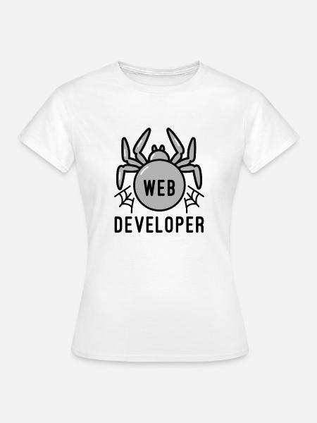 Webentwickler - Frauen T-Shirt - Weiß