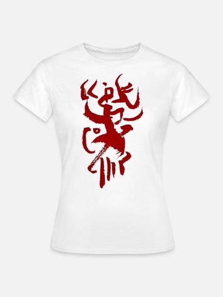 Native Kunst - Tribal - Frauen T-Shirt - Weiß