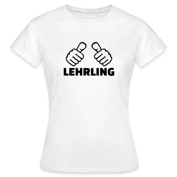 Lehrling - Frauen T-Shirt - Weiß - Vorne - AI Model Female 172 dark (172cm)