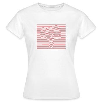 Thumbs Down - Frauen T-Shirt - Weiß - Vorne - AI Model Female 172 dark (172cm)