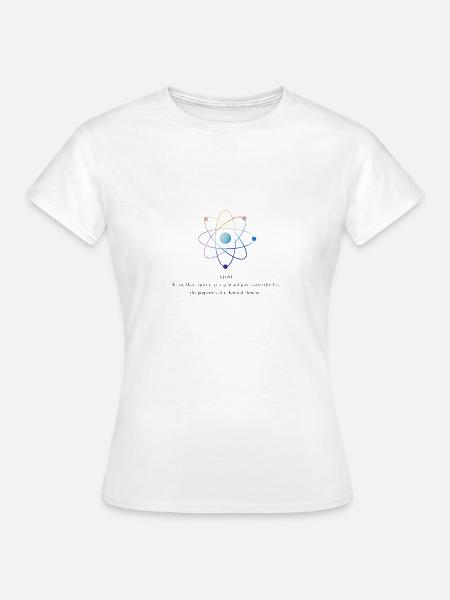 Atom - Frauen T-Shirt - Weiß