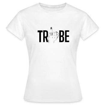 EVJF, Brautteam, Zaumzeug, Teambraut - Frauen T-Shirt - Weiß - Vorne - AI Model Female 172 dark (172cm)