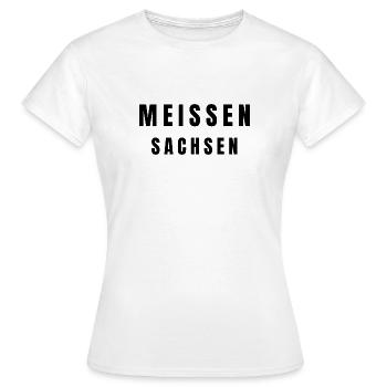 Meissen, Saxe - T-shirt Femme - blanc - Devant - AI Model Female 172 dark (172cm)