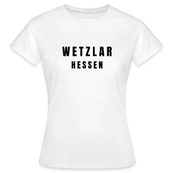 Wetzlar Hesse - T-shirt Femme - blanc - Devant - AI Model Female 172 dark (172cm)