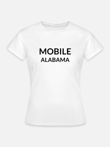 Mobile Alabama USA - Frauen T-Shirt - Weiß