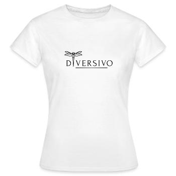 AMUSEMENT - T-shirt Femme - blanc - Devant - AI Model Female 172 dark (172cm)