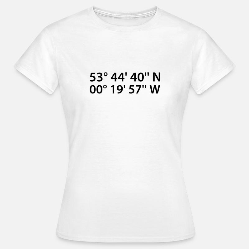 Kingston upon Hull Coordinates - Women's T-Shirt - white