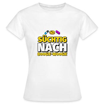 Boogie-Woogie Tanz lustig Geschenk - Frauen T-Shirt - Weiß - Vorne - AI Model Female 172 dark (172cm)