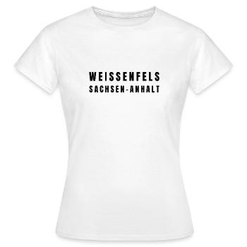 Weißenfels, Saxe-Anhalt - T-shirt Femme - blanc - Devant - AI Model Female 172 dark (172cm)