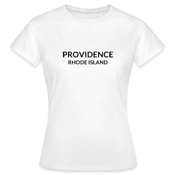 Providence Rhode Island USA - Frauen T-Shirt - Weiß - Vorne - AI Model Female 172 dark (172cm)