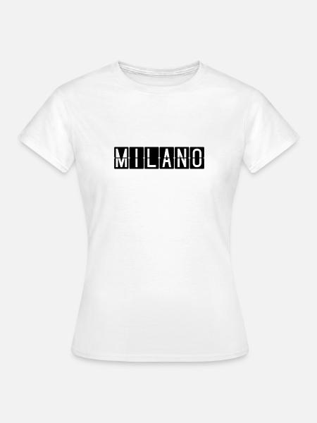 Milano Flughafentafel - Frauen T-Shirt - Weiß