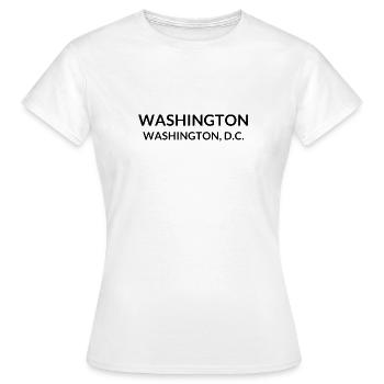 Washington Washington, D.C. USA - Frauen T-Shirt - Weiß - Vorne - AI Model Female 172 dark (172cm)