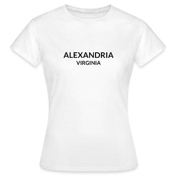 Alexandria Virginia USA - Frauen T-Shirt - Weiß - Vorne - AI Model Female 172 dark (172cm)