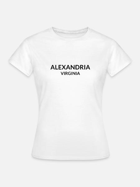 Alexandria Virginia USA - Frauen T-Shirt - Weiß